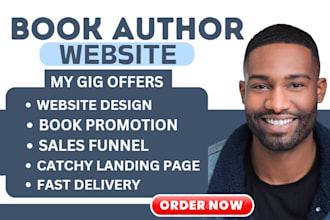 design author website, ebook website, book author website, ebook landing page