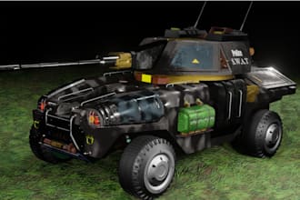 fix 3d historically, military vehicle, armor, tank design,3d mechanic,3d turret