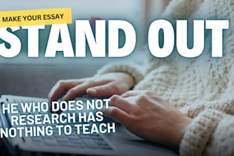 discuss, research and write on any essay topic