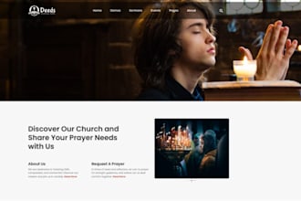 build church website ministry website on wordpress