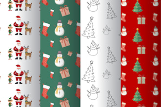 adorable cute cartoon seamless pattern