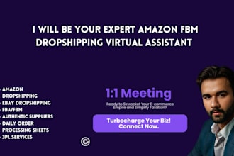 be your amazon fba fbm coach for dropshipping