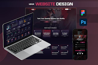 design a professional website using figma for your company