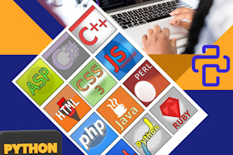 manage python, java, c and cpp programming projects
