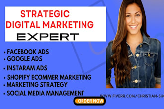 strategic digital marketing expert for google ads facebook meta ads social media