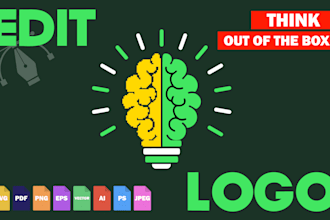 edit, update and modify your logo