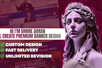 design linkedin banner, facebook cover in 14 hours
