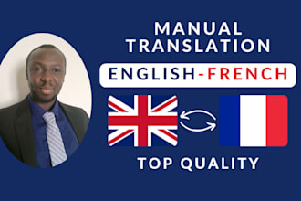 translate, correct, elevate any english contents to french