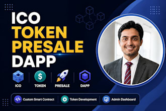 create token presale and ico dapp