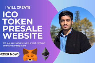 create token presale dapp ico