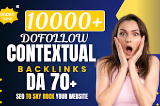 create high quality SEO contextual backlinks with white hat link building