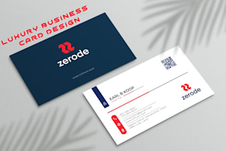 do professional business card design, minimalist business card