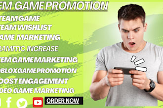 do steam game promotion, steam game marketing to boost visibilities and wishlist