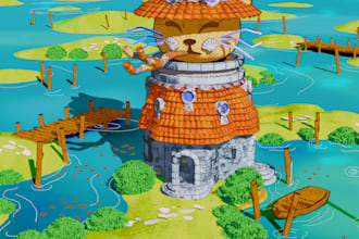 do low poly  assets for unity , roblox studio , godot