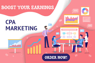 cpa marketing,link promotion,cpa offer, to get lead and 10x ROI and 100x earning