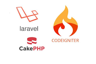fix bugs and upgrade laravel, codeigniter and cakephp apps