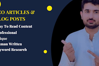 write SEO content, personal finance blogs, articles, website content and more