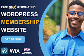 design membership lms website subscription website using wordpress