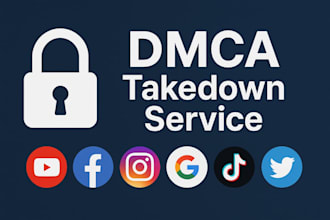 send dmca takedown notice to remove copyright harassing mass reports youtube fb