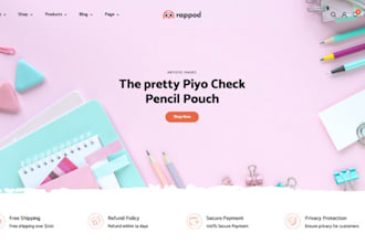 build  stationery shopify education materials store office equipment website