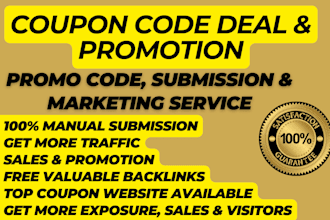 submit your coupon codes manually on 100 best USA deals sites