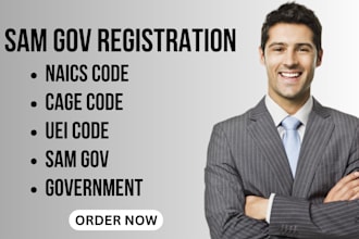 register you on sam gov get uei cage code naics code government contract