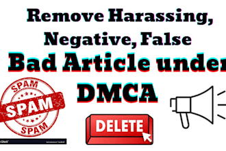 permanently remove mugshots cases, articles,news,delete negative links google