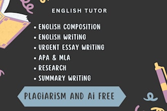 do urgent essay writing as a professional essay writer and research expert