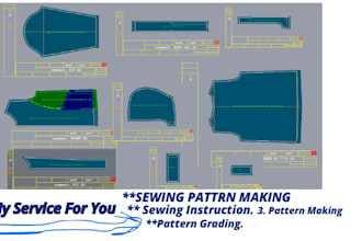 make a sewing pattern for any type of apparel garments
