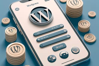 set up wordpress on your server and install a theme
