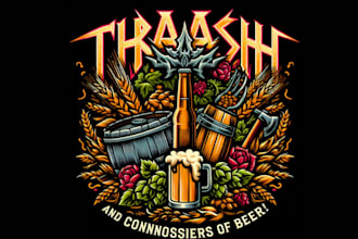 design high quality beer logo for your business with 24 hours