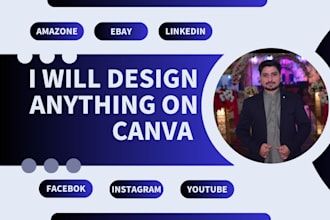 design anything on canva, social media posts,flyers, banners, editable templates