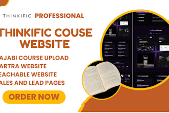 do course content creation for course website thinkific podia kartra teachable