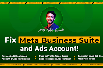 quickly fix meta business suite errors and setup fb page
