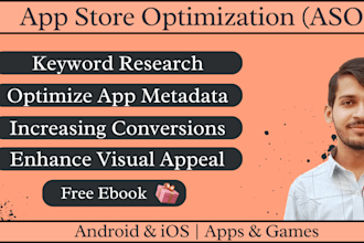 do app store optimization aso of games and apps for play store and app store