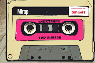 design a mixtape cover or album cover