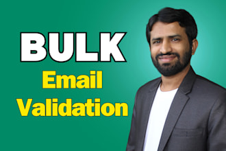 do bulk email validation and highlight the valid emails