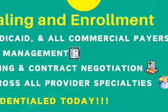 provide expert credentialing and payer enrollment services