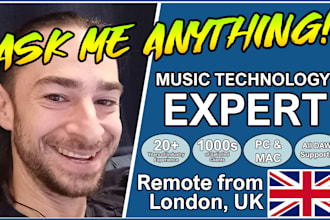 answer any question to do with music technology