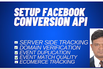 setup meta fb pixel and conversion API with server side tracking
