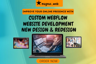 develop design redesign webflow website figma to webflow
