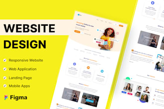 design figma website responsive website and website design