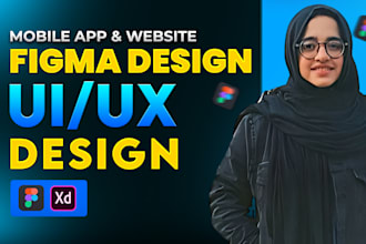 do website UI UX design, app design, figma design, website mockup