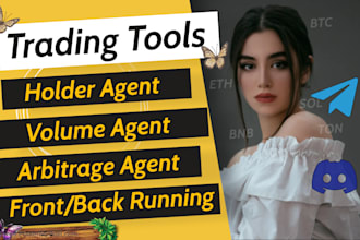 create holder bonk volume maker arbitrage front back running trading tools