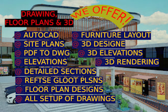 offering autocad 2d drafting