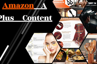 design amazon a plus content and listing images and amazon ebc