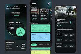 develop ev charging app, power bank app, ev charging station app, charging app