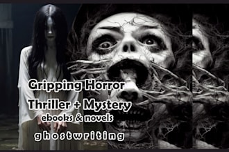 craft edit rewrite horror, thriller, or crime stories for you