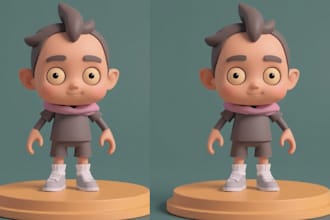 make 3d action figure diorama miniatures, action figure stl statue sculpt3d file