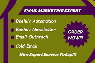 do beehiiv email marketing cold email  outreach newsletter and automation
